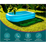 Casa si Gradina - Gradina si terasa - Piscine si accesorii - Piscine - Piscina Gonflabila Dreptunghiulara, Pentru Exterior, 200 x 150 x 50 Cm, Albastru/Alb - Infinity.ro