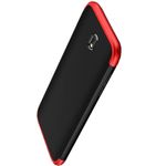 Laptop, Telefoane si Tablete - Telefoane mobile si accesorii - Accesorii Telefoane - Huse telefoane - Carcasa Samsung Galaxy J3 2017, MyStyle, 360° 3in1 Negru-Rosu - Infinity.ro