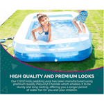 Casa si Gradina - Gradina si terasa - Piscine si accesorii - Piscine - Piscina Gonflabila Dreptunghiulara, Pentru Exterior, 200 x 150 x 50 Cm, Albastru/Alb - Infinity.ro