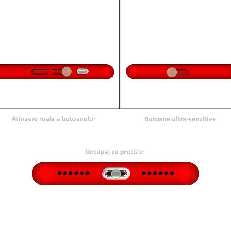 Laptop, Telefoane si Tablete - Telefoane mobile si accesorii - Accesorii Telefoane - Huse telefoane - Husa iPaky Dynamite Originala IPhone 8 Full Cover 360 + folie sticla, Rosu - Infinity.ro