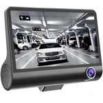 Auto si Moto - Electronice auto - Camere auto si DVR - Camera Auto Tripla Fata, Interior, Spate, 4", Full HD, Design Tip Monitor, Negru - Infinity.ro
