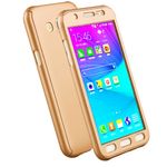 Laptop, Telefoane si Tablete - Telefoane mobile si accesorii - Accesorii Telefoane - Huse telefoane - Huse hard 360 de grade pentru Samsung J5, J500, Full Body, Gold - Infinity.ro
