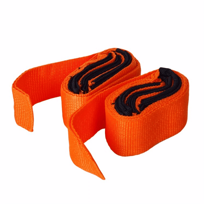 Casa si Gradina - Mobilier - Feronerie si accesorii mobila - Set 2 curele pentru transport mobila, Panza, 270x5 cm, Portocaliu - Infinity.ro