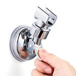 Casa si Gradina - Sanitare - Cazi si cabine de dus - Coloane si seturi de dus - Suport cu ventuza pentru para de dus, reglabil 360 grade, crom elegant, sustinere pana la 5kg, MyStyle® - Infinity.ro