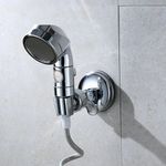 Casa si Gradina - Sanitare - Cazi si cabine de dus - Coloane si seturi de dus - Suport cu ventuza pentru para de dus, reglabil 360 grade, crom elegant, sustinere pana la 5kg, MyStyle® - Infinity.ro