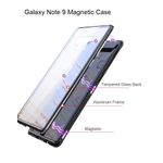 Laptop, Telefoane si Tablete - Telefoane mobile si accesorii - Accesorii Telefoane - Huse telefoane - Husa magnetica din sticla cu rama metalica compatibila cu Samsung Note 9 Negru - Infinity.ro