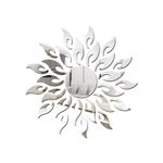 Casa si Gradina - Decoratiuni - Oglinzi - Set Oglinzi Decorative Acrilice 3D SILVER SUNFLOWER Luxury Home 27 bucati MyStyle® - Infinity.ro