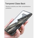 Laptop, Telefoane si Tablete - Telefoane mobile si accesorii - Accesorii Telefoane - Huse telefoane - Husa magnetica din sticla cu rama metalica compatibila cu Samsung Note 9 Negru - Infinity.ro