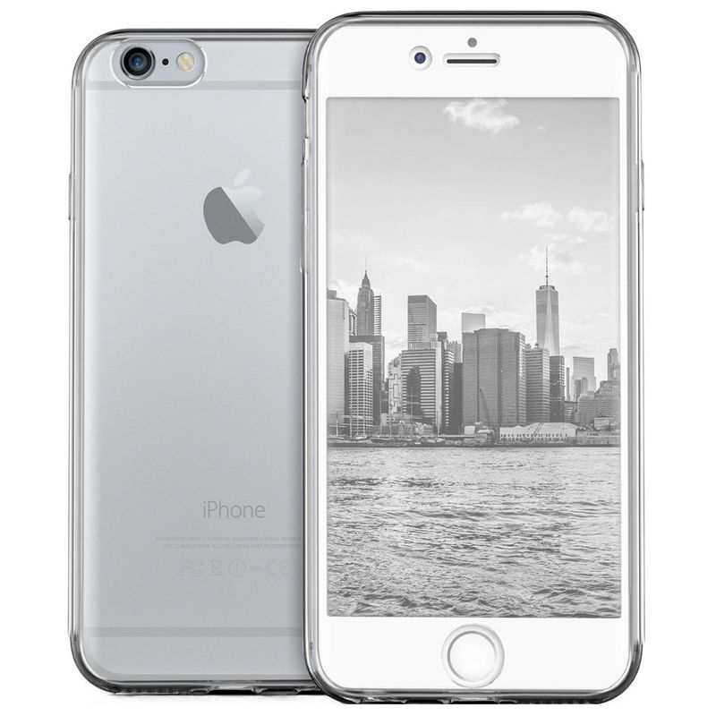 Laptop, Telefoane si Tablete - Telefoane mobile si accesorii - Accesorii Telefoane - Huse telefoane - Husa de protectie pentru Apple iPhone 6/6S Plus Full Tpu 360 Transparent - Infinity.ro