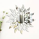 Casa si Gradina - Decoratiuni - Oglinzi - Set Oglinzi Decorative Acrilice 3D SILVER SUNFLOWER Luxury Home 27 bucati MyStyle® - Infinity.ro