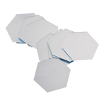 Casa si Gradina - Decoratiuni - Oglinzi - Set Oglinzi Design Hexagon - Oglinzi Decorative Acrilice Silver MyStyle Luxury Home 10 bucati/set 12-14 cm - Infinity.ro
