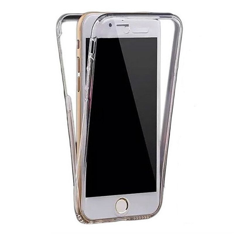 Laptop, Telefoane si Tablete - Telefoane mobile si accesorii - Accesorii Telefoane - Huse telefoane - Husa de protectie pentru Apple iPhone 6/6S Plus Full Tpu 360 Transparent - Infinity.ro