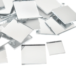 Casa si Gradina - Decoratiuni - Oglinzi - Set Oglinzi Design Patrat 4/4 cm - Decorative Acrilice Silver 500 bucati/set - Infinity.ro