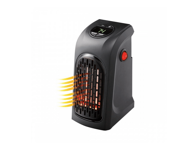 Mini aeroterma portabila pentru priza, Handy Heater Black Design