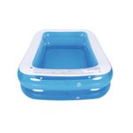 Casa si Gradina - Gradina si terasa - Piscine si accesorii - Piscine - Piscina gonflabila Family, 197x143x49 cm, capacitate 440 l, albastru alb - Infinity.ro