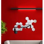 Casa si Gradina - Decoratiuni - Oglinzi - Set Oglinzi Design Hexagon - Oglinzi Decorative Acrilice Cristal - Diamant - MyStyle Luxury Home 10 bucati/set - Infinity.ro
