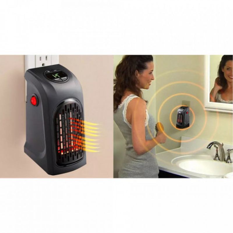 Electronice si Electrocasnice - Climatizare si sisteme de incalzire - Aparate incalzire aer - Aeroterme - Aeroterma portabila Handy Heater 400 W - Infinity.ro