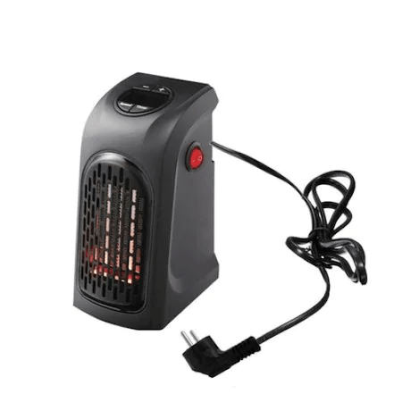Aeroterma 400 W, programabil 12 ore,, display Led, negru