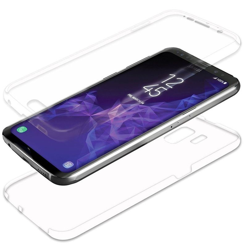 Laptop, Telefoane si Tablete - Telefoane mobile si accesorii - Accesorii Telefoane - Huse telefoane - Capac de protectie Full TPU 360° (fata + spate) pentru Samsung Galaxy S9, transparent - Infinity.ro