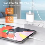 Laptop, Telefoane si Tablete - Telefoane mobile si accesorii - Accesorii Telefoane - Incarcatoare telefoane - Kit de incarcator rapid PD20W, Margot, compatibil cu iPhone14/13/12/11, USB-C, 1M, alb - Infinity.ro