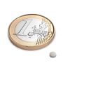 Casa si Gradina - Mobilier - Feronerie si accesorii mobila - Magneti neodim rotund 3mm x 1mm (3x1) - Magneti pe timpan casti inductive , pachet 10 bucati/set - Infinity.ro