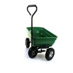 Casa si Gradina - Gradina si terasa - Mobilier exterior - Accesorii pentru gradina - Carucior de gradina, sarcina maxima 300 kg, cupa rabatabila, maner lung cu burete antiderapant - Infinity.ro