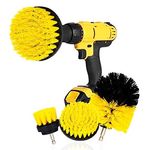 Market - Curatenie si intretinere casa - Produse menaj - Accesorii curatenie - Set 4 Perii pentru Mocheta & Uz Casnic / Profesional - MyStyle® - Detailing Carpet Brush cu Adaptor Bormasina - Infinity.ro