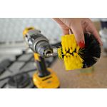 Market - Curatenie si intretinere casa - Produse menaj - Accesorii curatenie - Set Perii pentru Mocheta & Uz Casnic / Profesional - MyStyle® - Detailing Carpet Brush cu Adaptor Bormasina - Infinity.ro