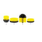 Market - Curatenie si intretinere casa - Produse menaj - Accesorii curatenie - Set 4 Perii pentru Mocheta & Uz Casnic / Profesional - MyStyle® - Detailing Carpet Brush cu Adaptor Bormasina - Infinity.ro