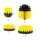 Market - Curatenie si intretinere casa - Produse menaj - Accesorii curatenie - Set 4 Perii pentru Mocheta & Uz Casnic / Profesional - MyStyle® - Detailing Carpet Brush cu Adaptor Bormasina - Infinity.ro