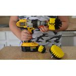 Market - Curatenie si intretinere casa - Produse menaj - Accesorii curatenie - Set Perii pentru Mocheta & Uz Casnic / Profesional - MyStyle® - Detailing Carpet Brush cu Adaptor Bormasina - Infinity.ro