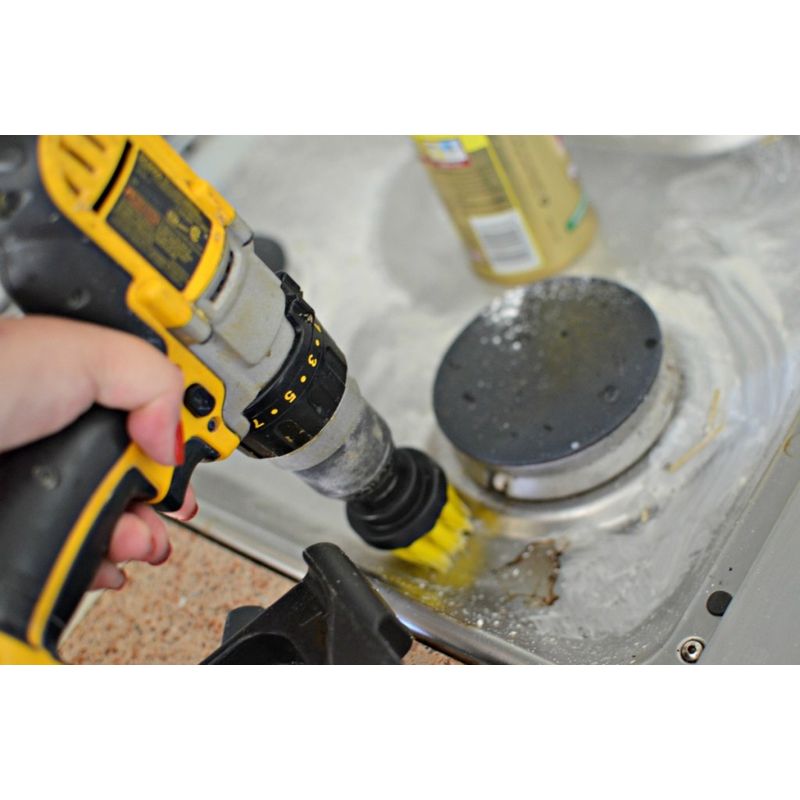 Market - Curatenie si intretinere casa - Produse menaj - Accesorii curatenie - Set Perii pentru Mocheta & Uz Casnic / Profesional - MyStyle® - Detailing Carpet Brush cu Adaptor Bormasina - Infinity.ro