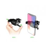 Laptop, Telefoane si Tablete - Telefoane mobile si accesorii - Accesorii Telefoane - Suport si docking telefoane - Suport de telefon MyStyle® prindere in ventilatie EASY ONE TOUCH NEGRU - Infinity.ro