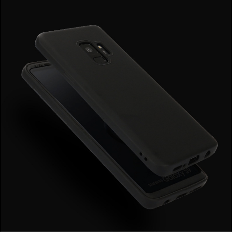 Laptop, Telefoane si Tablete - Telefoane mobile si accesorii - Accesorii Telefoane - Huse telefoane - Husa FullBody Silicon MyStyle Black pentru Samsung Galaxy S9 acoperire completa 360 grade cu folie de protectie gratis - Infinity.ro