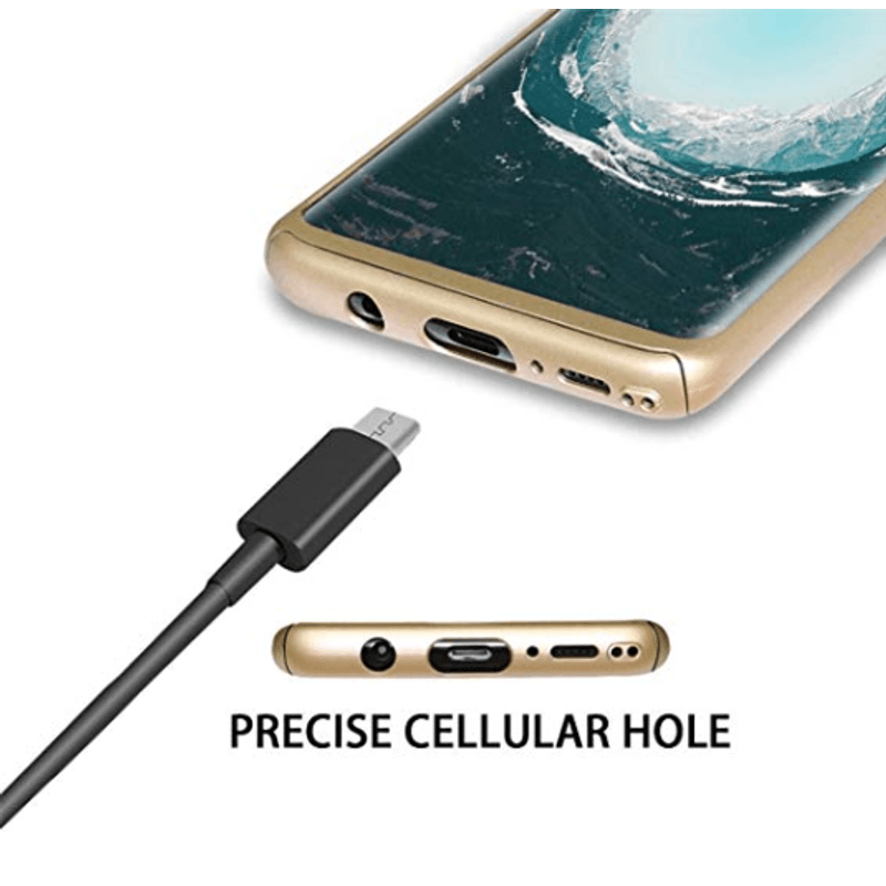 Laptop, Telefoane si Tablete - Telefoane mobile si accesorii - Accesorii Telefoane - Huse telefoane - Husa FullBody MyStyle Gold pentru Samsung Galaxy S9 Plus acoperire completa 360 grade cu folie de protectie gratis - Infinity.ro