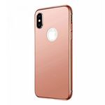 Laptop, Telefoane si Tablete - Telefoane mobile si accesorii - Accesorii Telefoane - Huse telefoane - Husa Apple iPhone X , Mystyle Elegance Luxury tip oglinda Rose-Gold - Infinity.ro