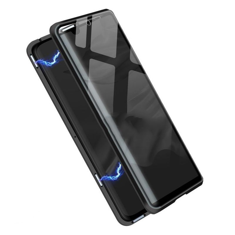 Laptop, Telefoane si Tablete - Telefoane mobile si accesorii - Accesorii Telefoane - Huse telefoane - Husa Magnetic Glass 360° (sticla fata + spate) pentru Huawei P30 Pro, Negru - Infinity.ro