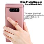 Laptop, Telefoane si Tablete - Telefoane mobile si accesorii - Accesorii Telefoane - Huse telefoane - Husa protectie pentru Samsung Galaxy Note 8, Luxury Rose-Gold Plated cu Inel de sustinere - Infinity.ro