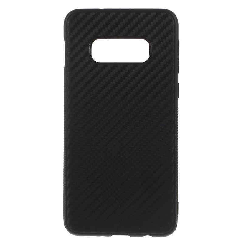 Laptop, Telefoane si Tablete - Telefoane mobile si accesorii - Accesorii Telefoane - Huse telefoane - Husa pentru Samsung Galaxy S10 Plus, MyStyle Perfect Fit cu insertii de carbon, negru - Infinity.ro
