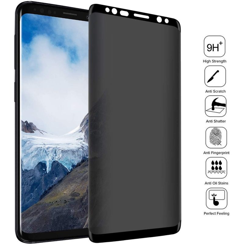 Laptop, Telefoane si Tablete - Telefoane mobile si accesorii - Accesorii Telefoane - Huse telefoane - Husa Samsung Galaxy S9 Plus Magnetica cu spate din sticla securizata si folie privacy pentru ecran, MyStyle Perfect Fit - Infinity.ro