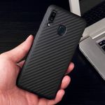 Laptop, Telefoane si Tablete - Telefoane mobile si accesorii - Accesorii Telefoane - Huse telefoane - Husa pentru Samsung Galaxy A30s, GloMax Perfect Fit cu insertii de carbon negru - Infinity.ro