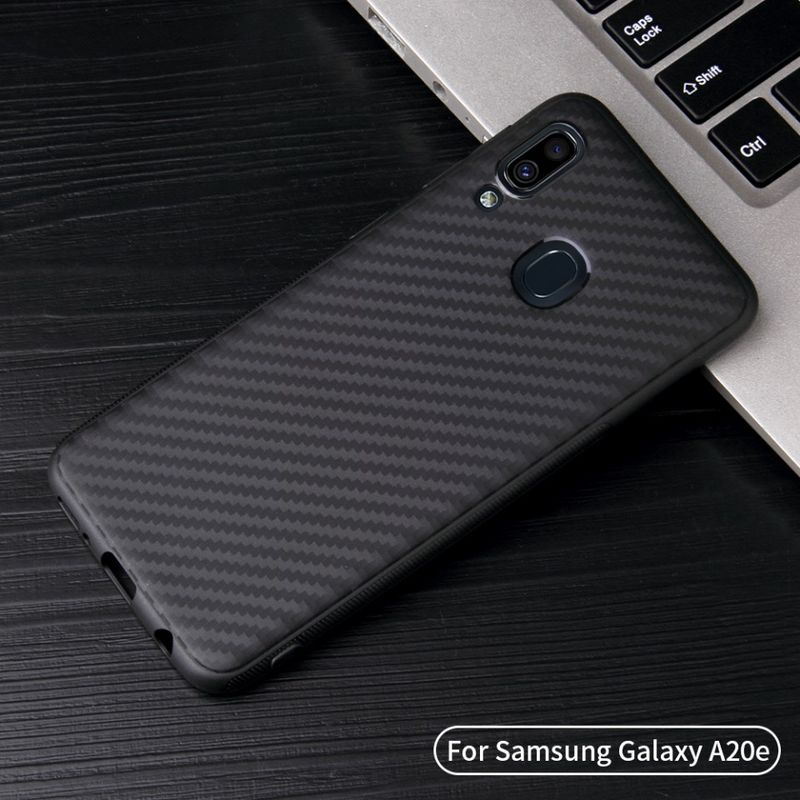 Laptop, Telefoane si Tablete - Telefoane mobile si accesorii - Accesorii Telefoane - Huse telefoane - Husa pentru Samsung Galaxy A30s, GloMax Perfect Fit cu insertii de carbon negru - Infinity.ro