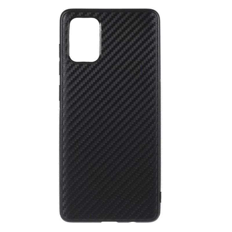 Laptop, Telefoane si Tablete - Telefoane mobile si accesorii - Accesorii Telefoane - Huse telefoane - Husa pentru Samsung Galaxy A51, MyStyle Perfect Fit cu insertii de carbon, negru - Infinity.ro