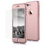 Laptop, Telefoane si Tablete - Telefoane mobile si accesorii - Accesorii Telefoane - Huse telefoane - Husa FullBody MyStyle Rose-Gold pentru Apple iPhone 8 acoperire completa 360 grade cu folie de protectie gratis - Infinity.ro