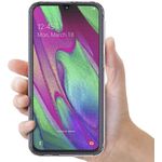 Laptop, Telefoane si Tablete - Telefoane mobile si accesorii - Accesorii Telefoane - Huse telefoane - Husa 360° pentru Samsung Galaxy A40, TPU Transparent fata+spate - Infinity.ro