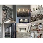 Laptop, Telefoane si Tablete - Telefoane mobile si accesorii - Accesorii Telefoane - Huse telefoane - Set 32 Oglinzi Acrilice Diamant Romb Sticker Auto-adeziv Decorativ pentru Baie Living si Bucatarie 50 x 100 cm, MyStyle® - Infinity.ro