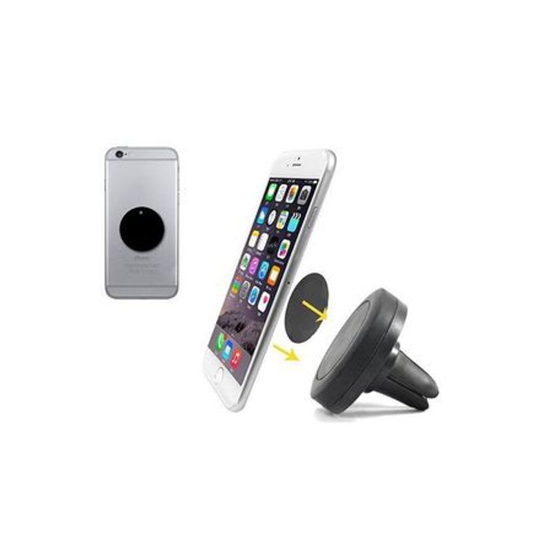 Laptop, Telefoane si Tablete - Telefoane mobile si accesorii - Accesorii Telefoane - Suport si docking telefoane - Suport auto magnetic MyStyle de culoare neagra pentru telefoane mobile, prindere la ventilatie - Infinity.ro