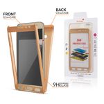 Laptop, Telefoane si Tablete - Telefoane mobile si accesorii - Accesorii Telefoane - Huse telefoane - Husa MyStyle Full Cover 360° AURIE (fata + spate+ folie de protectie din sticla) compatibila cu Samsung Galaxy S6 , GOLD - Infinity.ro