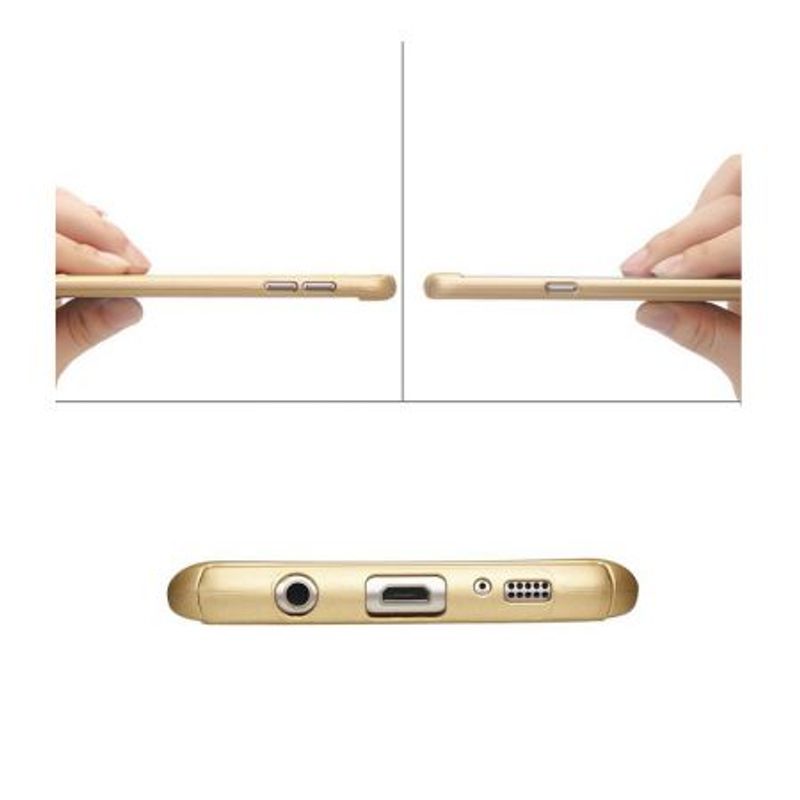 Laptop, Telefoane si Tablete - Telefoane mobile si accesorii - Accesorii Telefoane - Huse telefoane - Husa MyStyle Full Cover 360° AURIE (fata + spate+ folie de protectie din sticla) compatibila cu Samsung Galaxy S6 , GOLD - Infinity.ro