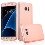 Laptop, Telefoane si Tablete - Telefoane mobile si accesorii - Accesorii Telefoane - Huse telefoane - Husa Fullbody MyStyle Rose-Gold pentru Samsung Galaxy S7 Edge acoperire completa 360 grade cu folie de protectie gratis - Infinity.ro